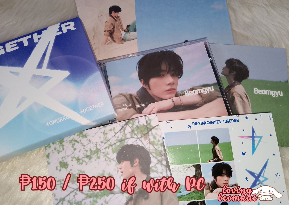lovingbeomkai's tweet photo. ˗ˏˋ 🧸🛍️ : #angel_bentables ˊˎ˗
wts lfb ph pc ic txt kpop group 

🩵 txt assorted official merch

⭐ will give lots of freebies

mine/dm to claim! 🤍

🏷️ beomgyu take my half solo album posters amositt wv hmm nya ring stickers starkissed beomkai inclusions fight or escape m2 tear https://t.co/gbBlFdGwqo