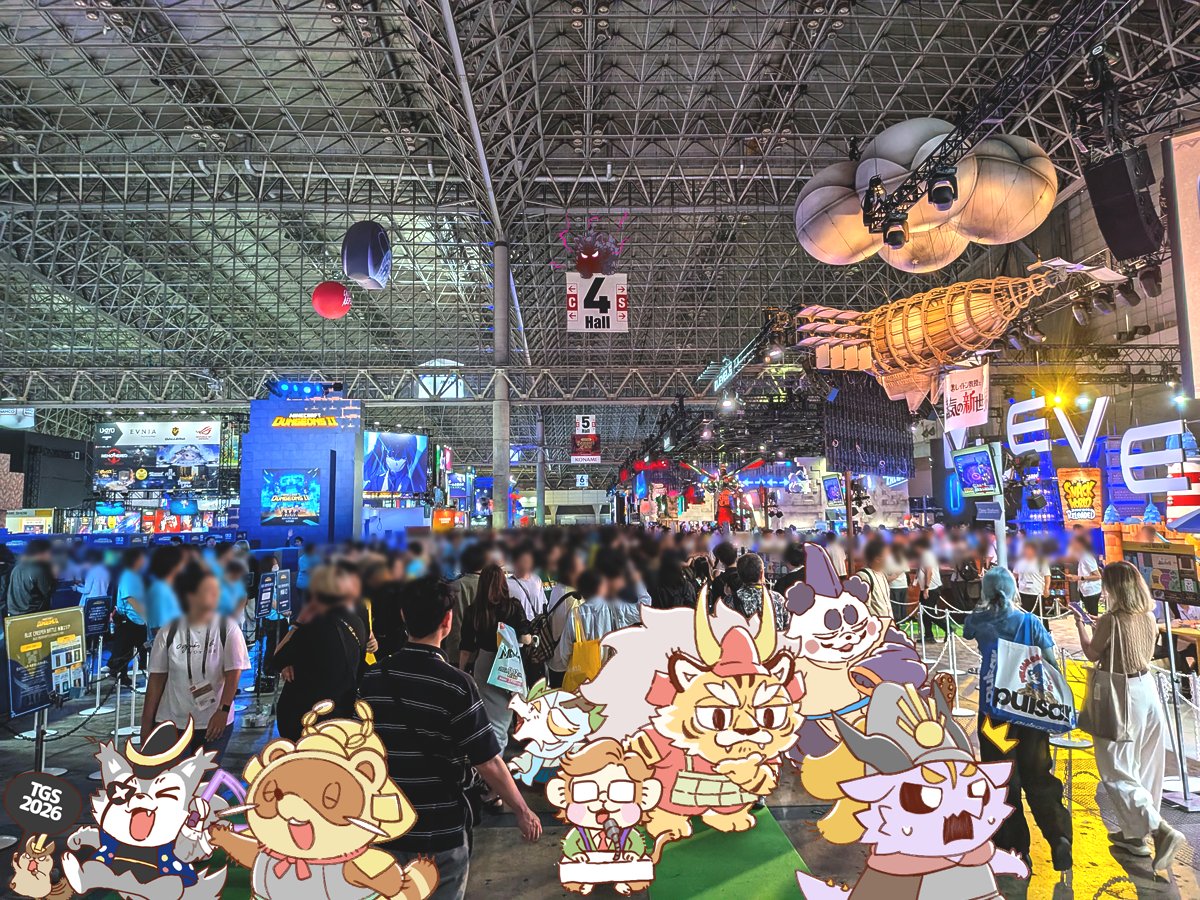 tenkatrio's tweet photo. TGSラクジンブースへのご来場ありがとうございました！
#TGS2026 #東京ゲームショウ30th https://t.co/w2rQ97QtBd