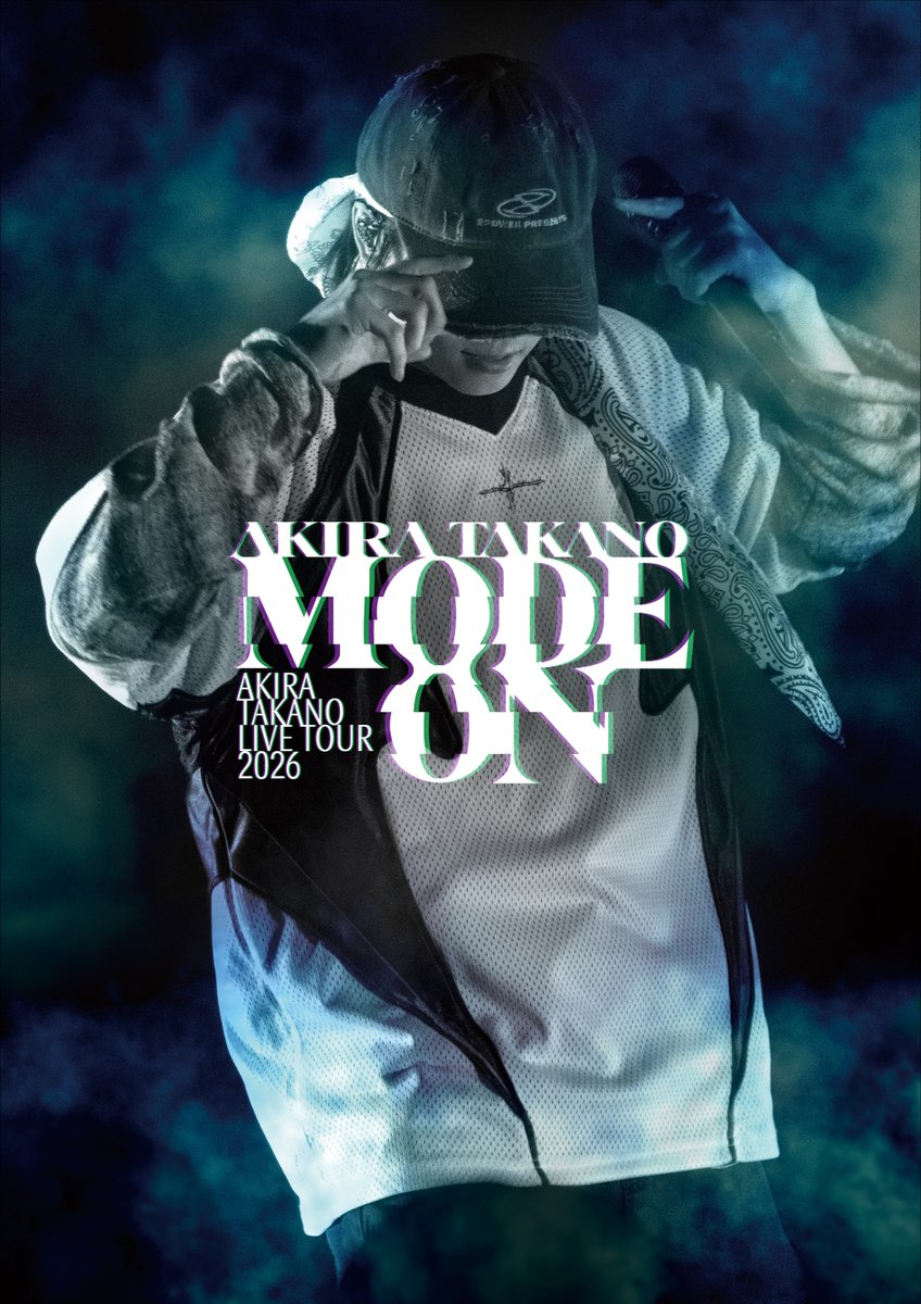akiratakanoInfo's tweet photo. 【ジャケット写真公開📸】

11/4(水)発売📀
AKIRA TAKANO LIVE TOUR 2026 MODE ON

▼下記お店にて特典付き商品販売中📝
楽天ブックス:A4クリアポスター
https://t.co/QYqhORzXPL

HMV:ポストカード
https://t.co/7ZuP2bJdgh

アニメイト（通販含む）:ロングフォト2枚セット
https://t.co/FkXWuUOYmc https://t.co/uK92gTvLrS
