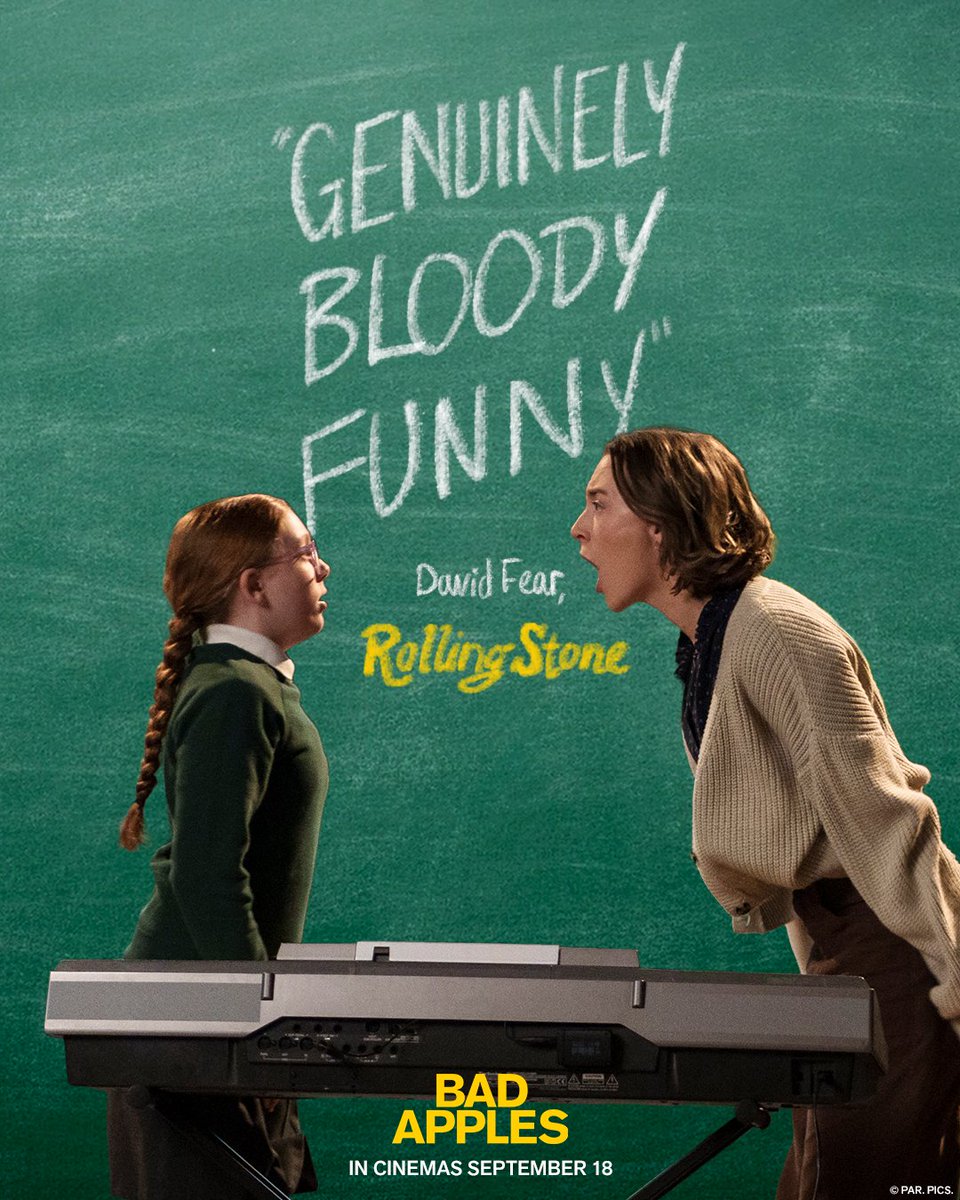 ParamountUK's tweet photo. Bad Apples passes the test. Starring Saoirse Ronan, in cinemas now. https://t.co/mbmx5l8eHG