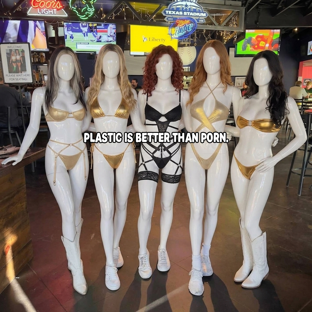 plasticgoondoll's tweet photo. You don't need porn when you have this much plastic perfection in front of you. https://t.co/RB8eq4JHjh