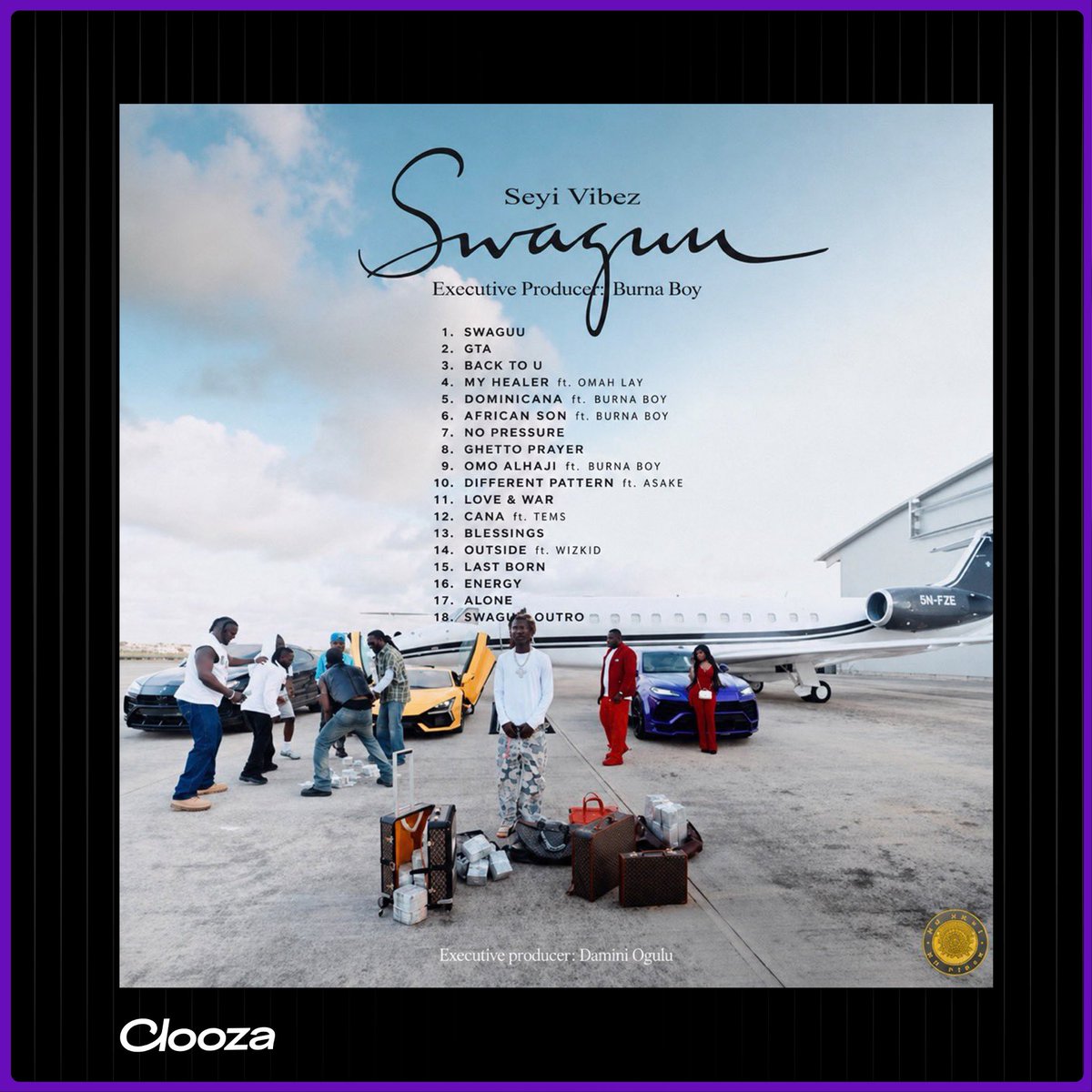 useclooza's tweet photo. Seyi Vibez just dropped his long-awaited album, โSwagguu.โ ๐ฅ
18 tracks, major collaborations, and a new chapter in his musical journey.
Discover Swagguu and more music on Clooza.@seyi_vibez
#SeyiVibez #Swagguu #Clooza #Afrobeats https://t.co/wOZTGF2G44