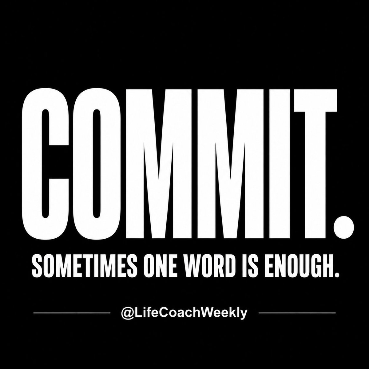 LifeCoachWeekly's tweet photo. Interest tells you what you want. Commitment shows how bad you want it. Strip the noise and lock in. What are you committing to?
Join us for tips and advice. Link in bio
#LifeCoachWeekly #Commit #Focus https://t.co/le5qIhHeFg