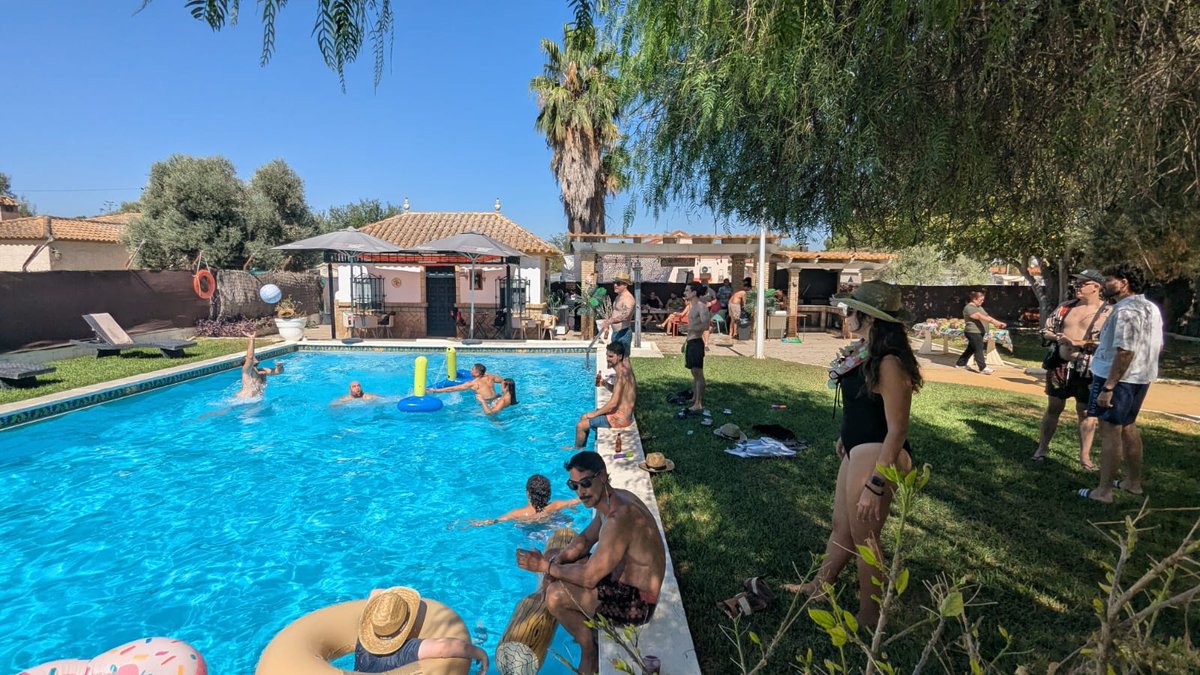 AxesInMotion's tweet photo. We refuse to let summer end! 😎

So, naturally, we had another Axes Pool Party.

Here’s a little recap of the 3rd edition!

#axesteam #axespoolparty #axesinmotion #teambuilding2026 https://t.co/v3CuuRA2hf