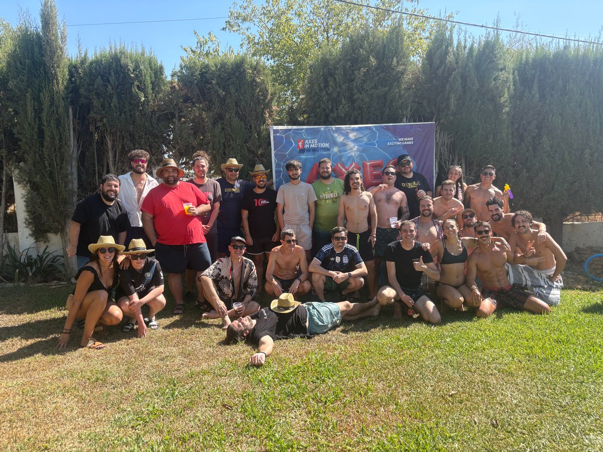 AxesInMotion's tweet photo. We refuse to let summer end! 😎

So, naturally, we had another Axes Pool Party.

Here’s a little recap of the 3rd edition!

#axesteam #axespoolparty #axesinmotion #teambuilding2026 https://t.co/v3CuuRA2hf