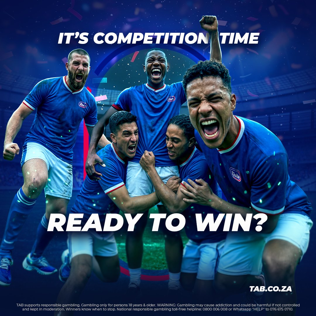 TabSouthAfrica's tweet photo. Stand a chance to win 1 of 10 TAB Top Up Vouchers 🔥🔥🔥

Simply;
1. Follow the page
2. Comment with your favourite team
3. Use #TABSoccer
4. Share the post

Winners will be announced at 3pm

Let's go 😎

#TABSoccer https://t.co/LGorTkx2yL