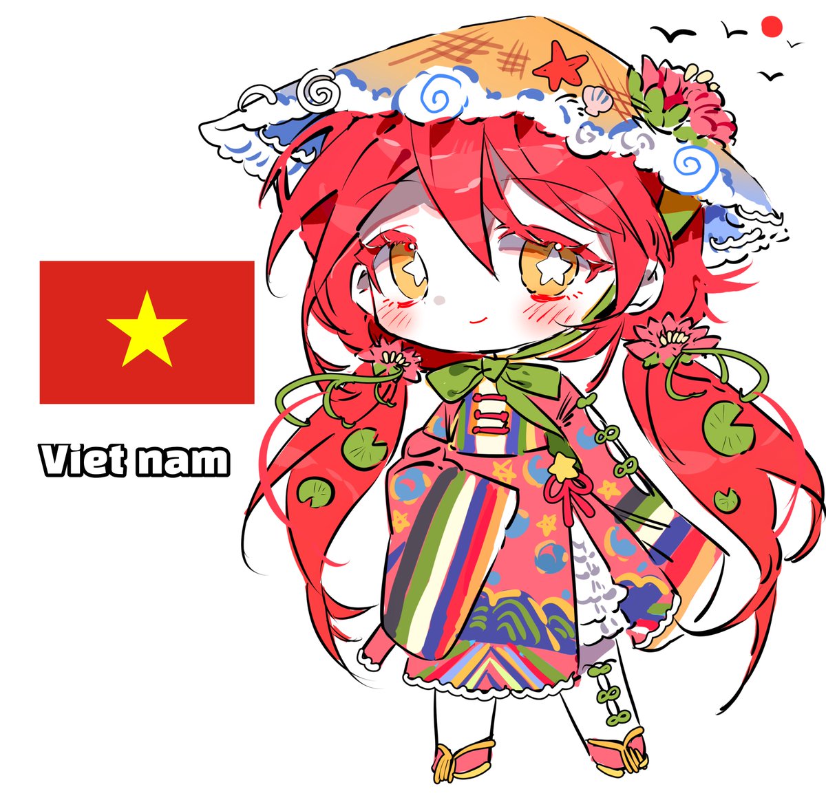 svakidan_365's tweet photo. #国擬人化
Many people from Vietnam wanted me to draw personification of their country, so here it is. Hope you like her! https://t.co/cGYN5PX4yi