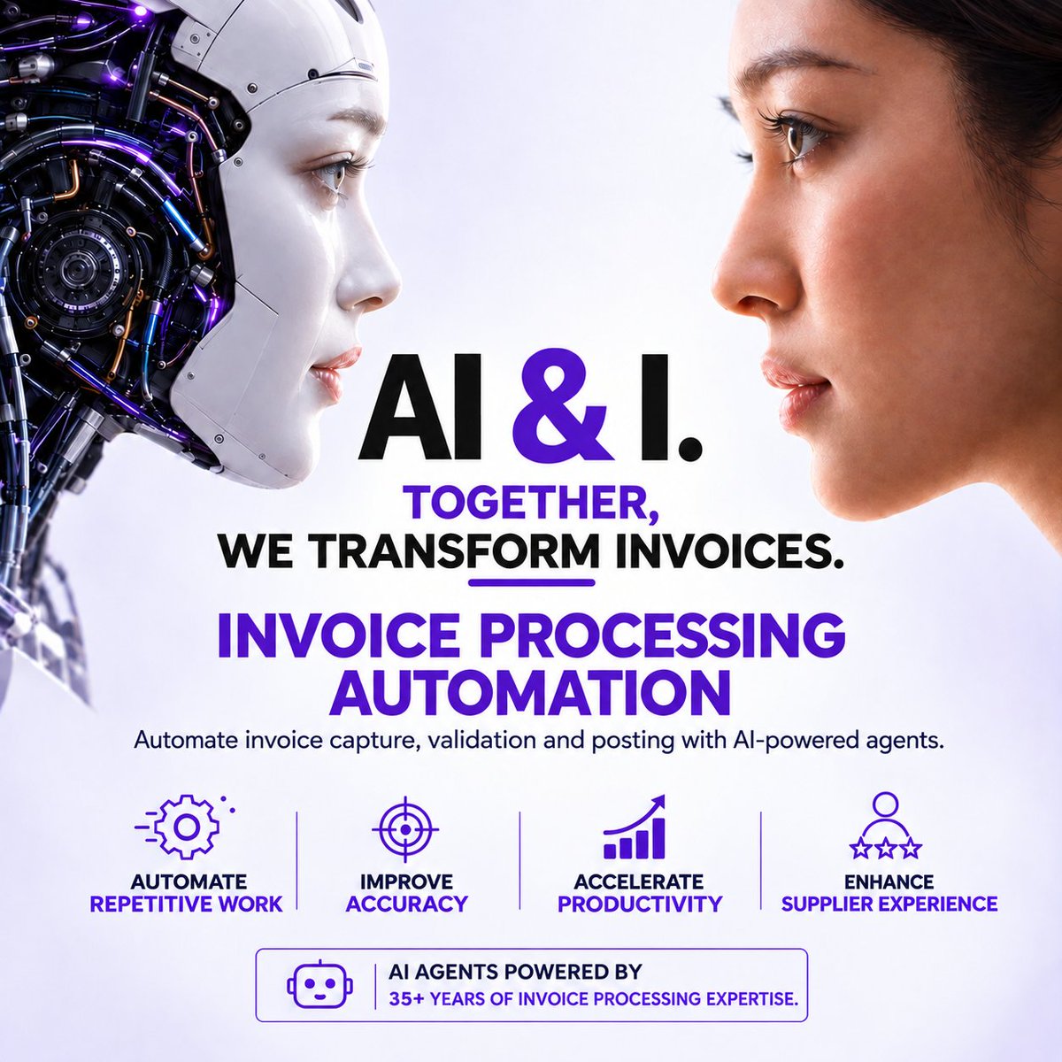 ESS_India's tweet photo. 𝟭𝟬𝟬 𝗶𝗻𝘃𝗼𝗶𝗰𝗲𝘀 𝗼𝗿 𝟭,𝟬𝟬𝟬, 𝘁𝗵𝗲 𝗺𝗮𝗻𝘂𝗮𝗹 𝗲𝗳𝗳𝗼𝗿𝘁 𝘀𝗵𝗼𝘂𝗹𝗱𝗻’𝘁 𝘀𝗰𝗮𝗹𝗲 𝘄𝗶𝘁𝗵 𝘁𝗵𝗲 𝘃𝗼𝗹𝘂𝗺𝗲.
AI Agents keep the work moving without adding workload. 
ESS brings AI-powered automation to invoice processing.
#AIAgents #InvoiceProcessing #AI https://t.co/cpC4IL6L5s