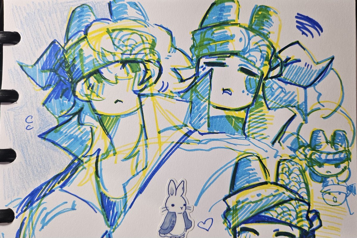 keuuppc's tweet photo. i got pissed off at my ipad so i literally went out and bought snowman markers to draw slingshot traditionally https://t.co/XCcTYEbedu