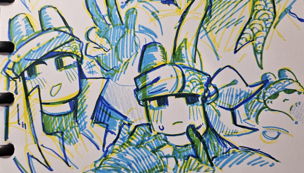 keuuppc's tweet photo. i got pissed off at my ipad so i literally went out and bought snowman markers to draw slingshot traditionally https://t.co/XCcTYEbedu