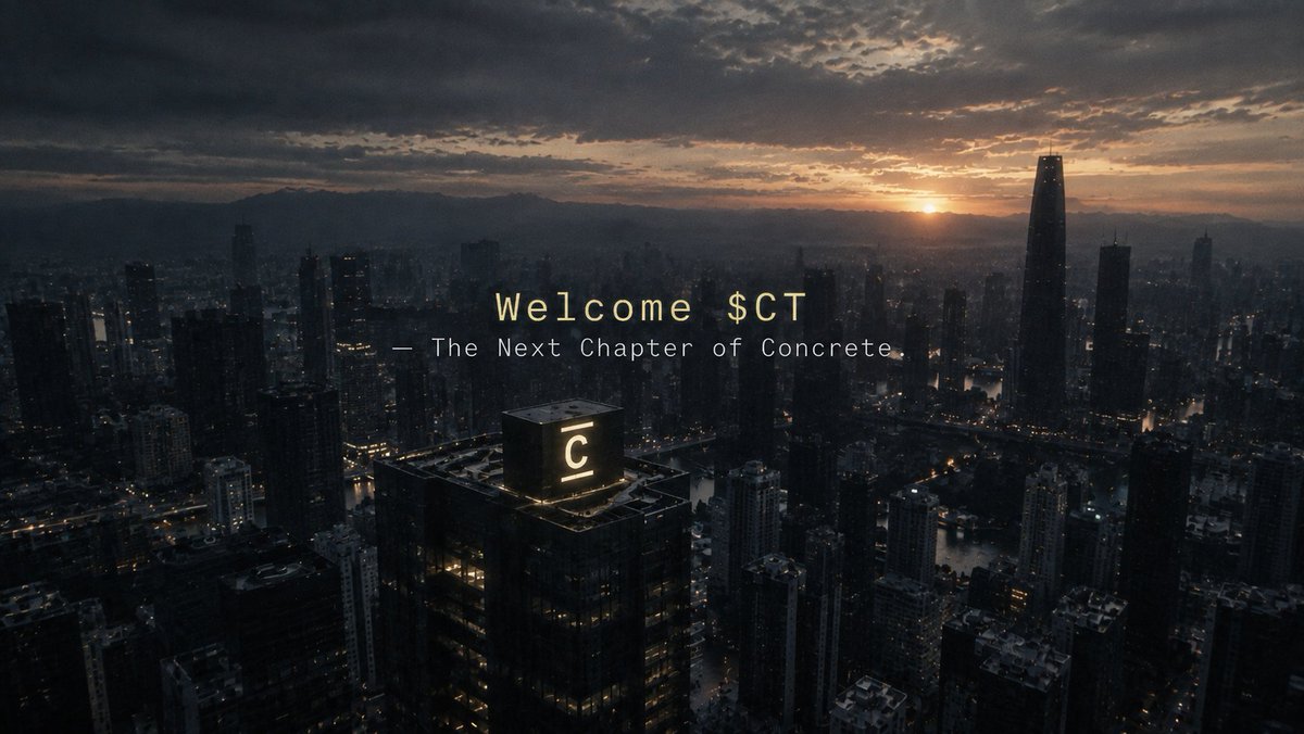 Aska0x's tweet photo. Welcome $CT — The Next Chapter of @ConcreteXYZ https://t.co/x2677qGYKi