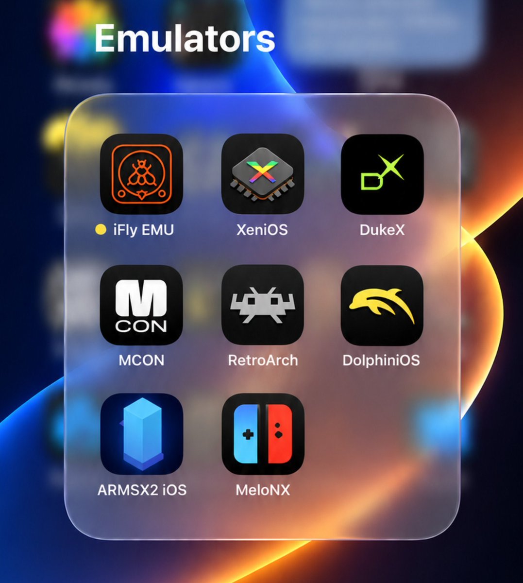 Techjunkie_Aman's tweet photo. Your iPhone can emulate consoles Apple never wanted it to.

From Dreamcast to Xbox 360, PS2, Wii, and even Switch... this is what's inside my emulator folder.

iFly EMU → Dreamcast, NAOMI & Atomiswave, even without JIT.

XeniOS → Early Xbox 360 emulator with active development.

DukeX → Original Xbox classics built for iOS.

MCON → One launcher that organizes all your emulators.

RetroArch → One app for dozens of retro consoles.

DolphiniOS → GameCube & Wii with JIT for the best performance.

ARMSX2 → PS2 emulator based on PCSX2.

MeloNX → Nintendo Switch emulator that's improving fast.

Most of these work best with an external controller, and some need JIT for higher-end games.

Which emulator surprised you the most?

Which one should I cover next?