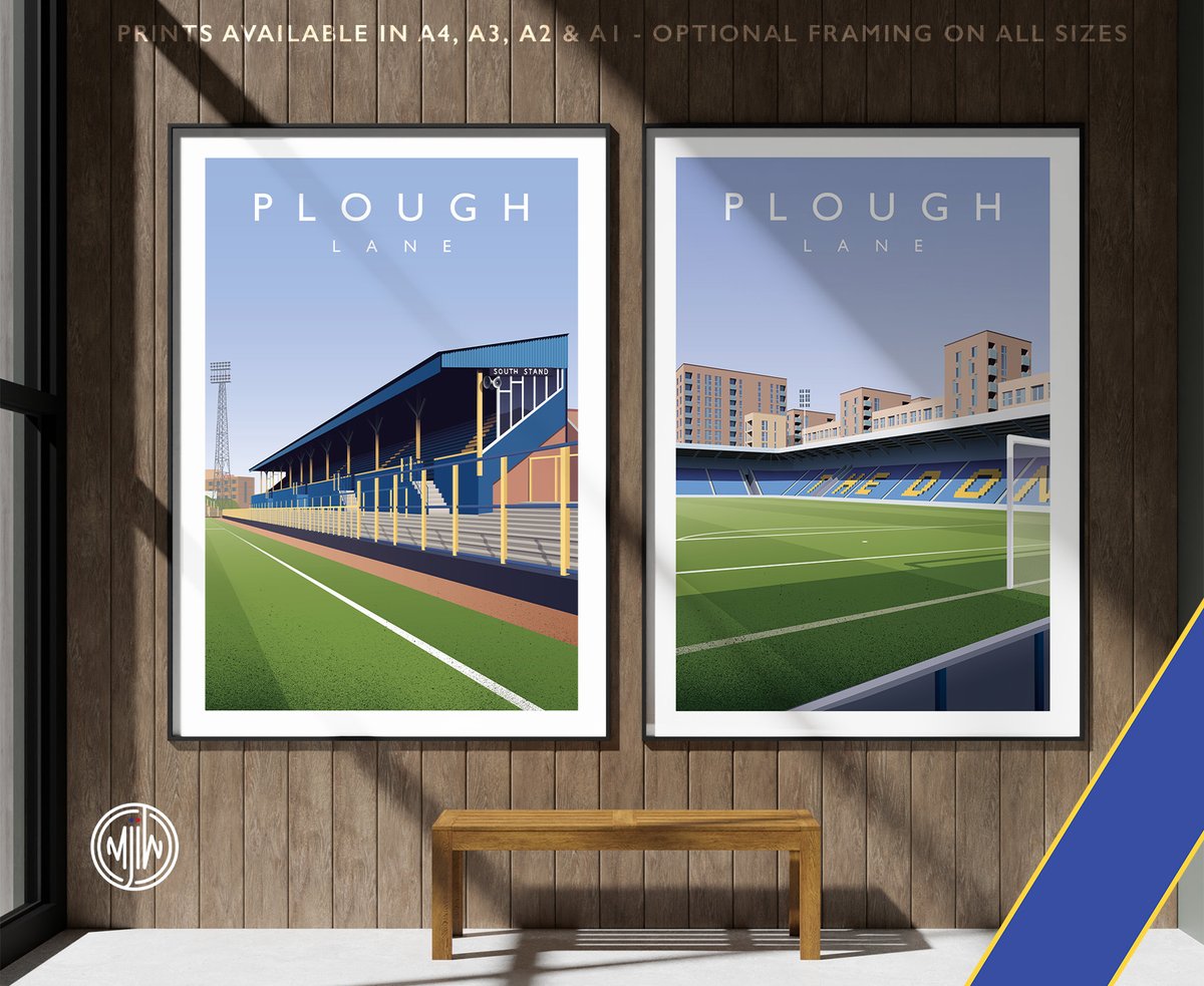 matthewjiwood's tweet photo. Plough Lane: Old &amp; New

Get 10% off until midnight with the discount code: 
THE-DONS

🛒: https://t.co/nO1QcROmcW

Prints available in A4, A3, A2 &amp; A1 with optional framing  

#AFCW #AFCWimbledon @9yrspodcast @WomblesDream @Rocket1job @ChrisThorpe_ https://t.co/tICammNdDs