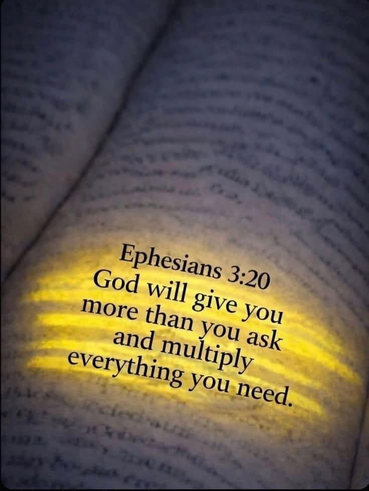 DearGod8pq's tweet photo. EPHESIANS 3;20 https://t.co/QZ8DGEYiiu