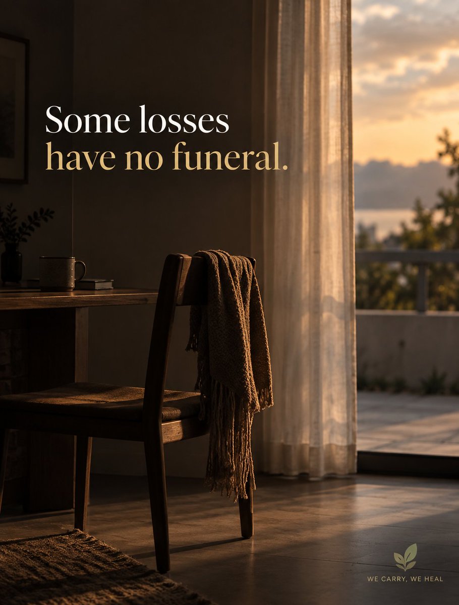 WeCarryWeHeal's tweet photo. Some losses don’t get a funeral.
Some still deserve to be grieved.

#WeCarryWeHeal #Grief #ThingsWeCarry #Healing #MentalHealth https://t.co/5ZjC05IiJp