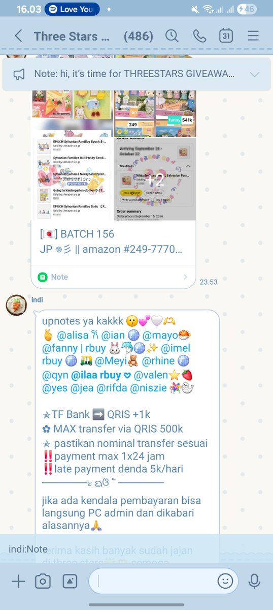 niebieskies's tweet photo. heyo gusy! kalian harus taw GO gemes, imut, ramah terstruktur dan no no skem skem @GOThreeStars 😻😻 di sini bisa jajank aab sulipan, hirono, muncici dan lain-lain. BISA PERSOD JUGA LHO... ak betah jajank di sini krn bnyak sulipan murah &amp; adminnya BAIK BGT 🌟 lesgo join!! https://t.co/y9W7aeUOgV