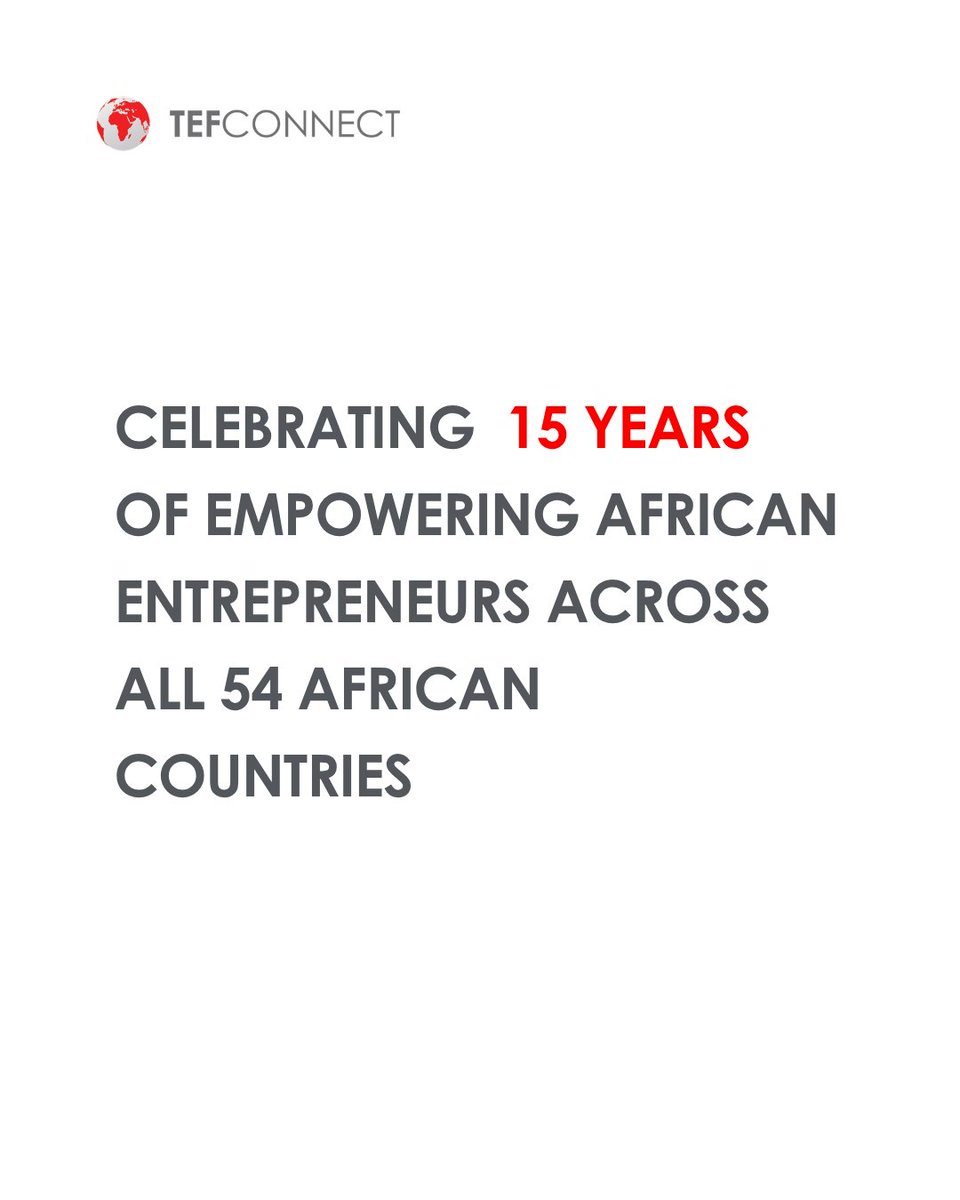 TefConnect's tweet photo. Empowered entrepreneurs. Stronger communities. 
A brighter Africa. 

The Tony Elumelu Foundation is creating opportunities, driving jobs and transforming lives across all 54 African countries.

This is the power of African entrepreneurship. https://t.co/jWmhLiB8fv