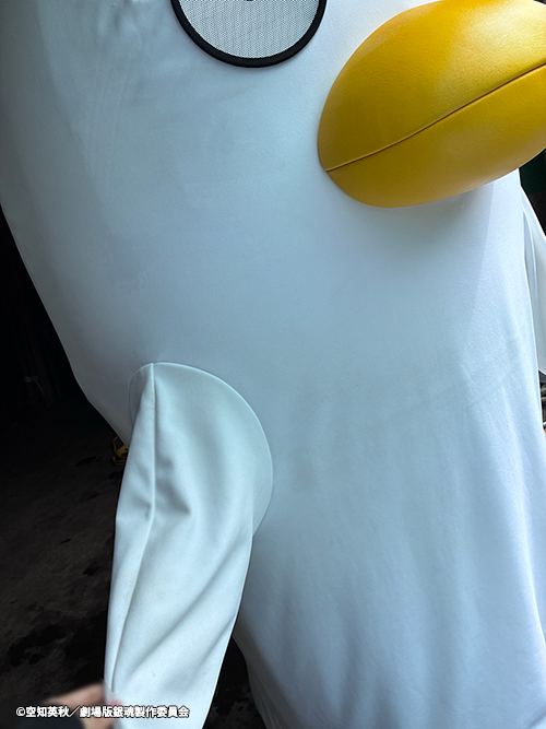 gintamamovie's tweet photo. ＼\上映まであと1週間！/／
9/26(土)開催の舞台挨拶に向けてエリザベスも準備中🫧
綺麗になったね！🛁
舞台挨拶はライブビューイング中継もアリ！ぜひ劇場で一緒に楽しみましょう♪

『新劇場版 銀魂 -吉原大炎上-＜超炎上版＞』
2026/9/25(金)より全国劇場にて上映スタート！！
https://t.co/sAntLfBSwx

#gintama #新劇場版銀魂 #超炎上版