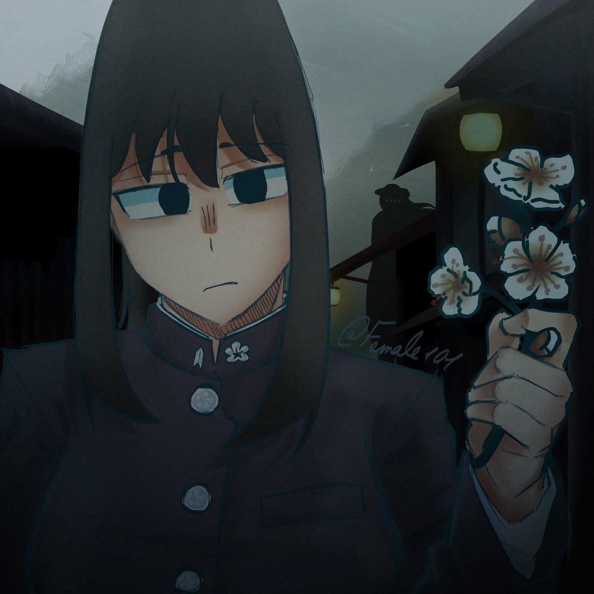 AtFemale101's tweet photo. 少しだけ不気味なことを試してみたかった…

Wanted to try something creepy…

#オリキャライラスト 
#オリキャラ
#rkgk https://t.co/5BxkYCmacD
