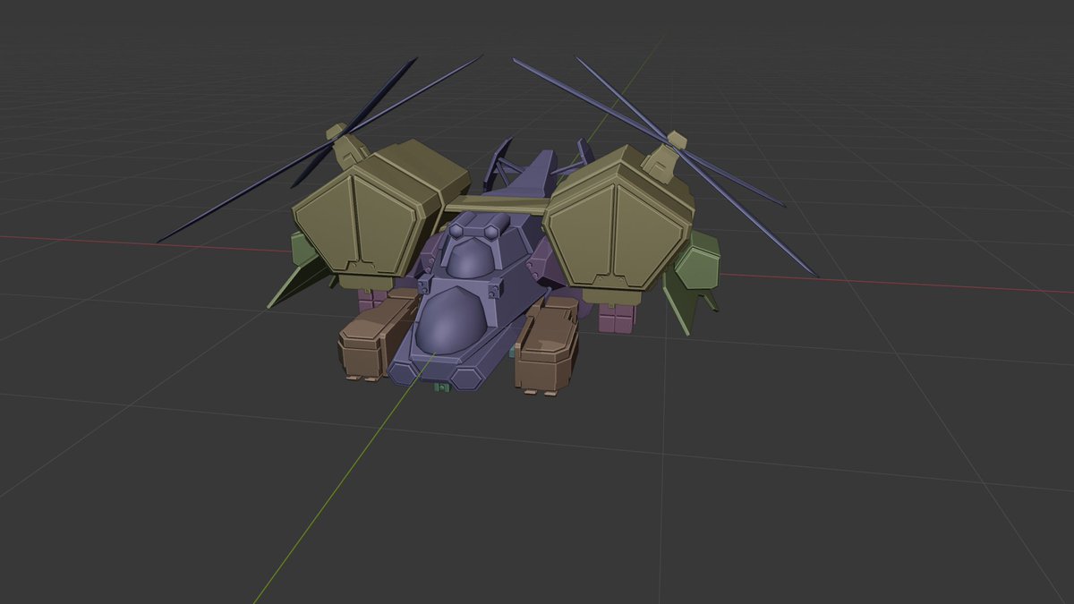 YMTDOCK's tweet photo. ほぼ完成、次は地獄のUV展開です...
#VRChat #blender #ACV https://t.co/3naH0C3LPl