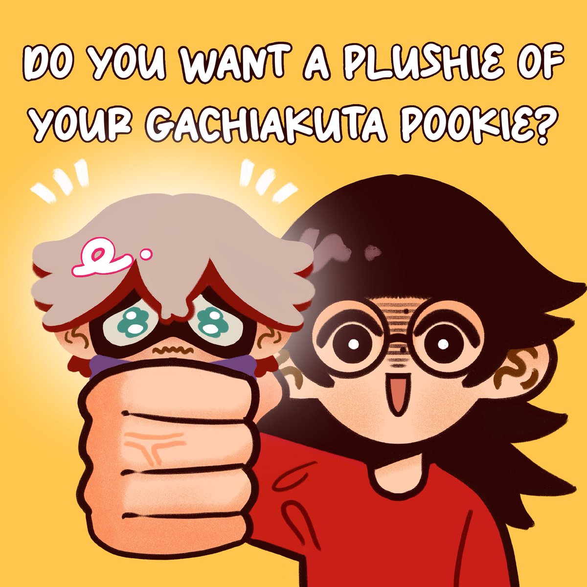 amnika_art's tweet photo. So erm… how do people advertise merch…
#gachiakuta #fanart #plush https://t.co/SBiJSvYuvO