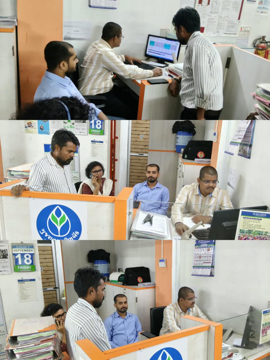DlmDrda's tweet photo. SHG Bank Linkage કામગીરી

આજ રોજ ગુજરાત ગ્રામીણ બેંક ખરેડી દાહોદની મુલાકાત લેવામાં આવેલ જેમાં લોન ધિરાણ થયેલ જૂથોના બેન્ક લિંકેજ કામગીરી હાથ ધરવામાં આવેલ. ઉક્ત કામગીરીમાં TLM શ્રી દાહોદ, બ્રાન્ચ મેનેજર શ્રી ખરેડી, તથા લીડ બેંક મેનેજર મેડમ પણ હાજર રહેલ. 
#shggujarat 
#infodahod https://t.co/8x4o1PLU56