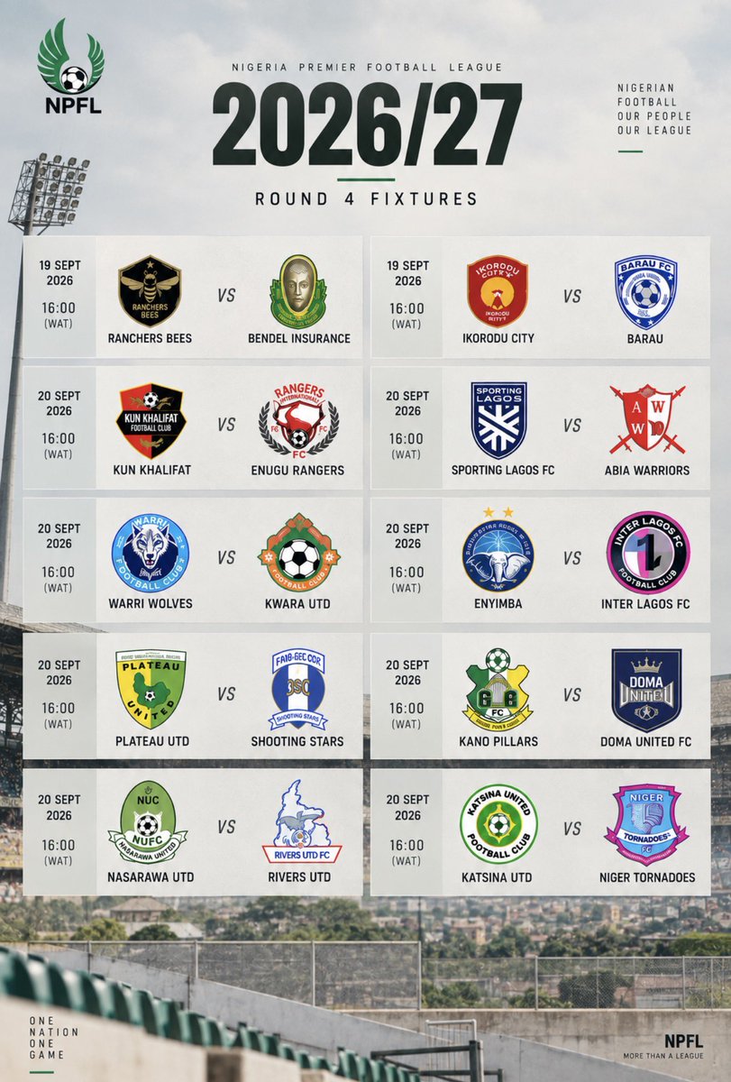the_smallie's tweet photo. Lovers of Nigerian football, which NPFL match will you be watching this weekend 🫵🏽 https://t.co/pksERGIPpF