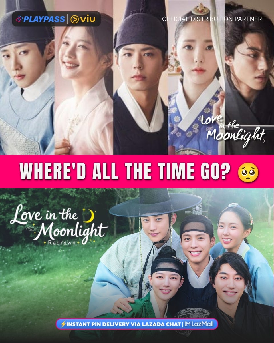 playpassph's tweet photo. 10-year reunions just to remind us how much time has passed! 🥹

Restream Love in the Moonlight: Redrawn on #Viu as low as ₱29 via Playpass! 

🛒 Lazada: https://t.co/BDbqkk9SCh
🌐 Website (₱20 OFF): https://t.co/kcZwhiy2Xl https://t.co/KbyF77FVoV