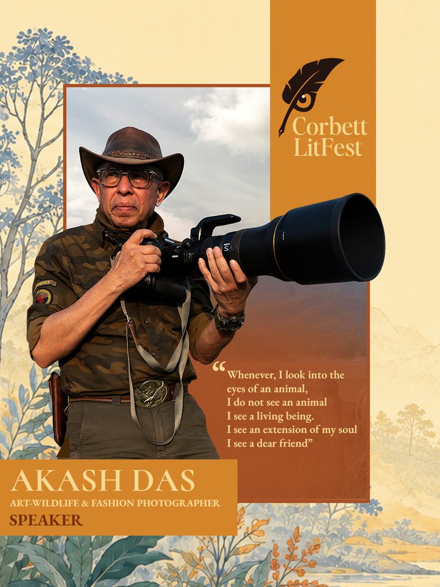 CorbettLitFest's tweet photo. Against the wild and beautiful backdrop of the Corbett landscape, we are delighted to welcome you to the Corbett Literature festival, taking place between 6 - 9 October 2026.

We are excited to introduce some of our authors &amp; artists to you! https://t.co/FufWjyndet