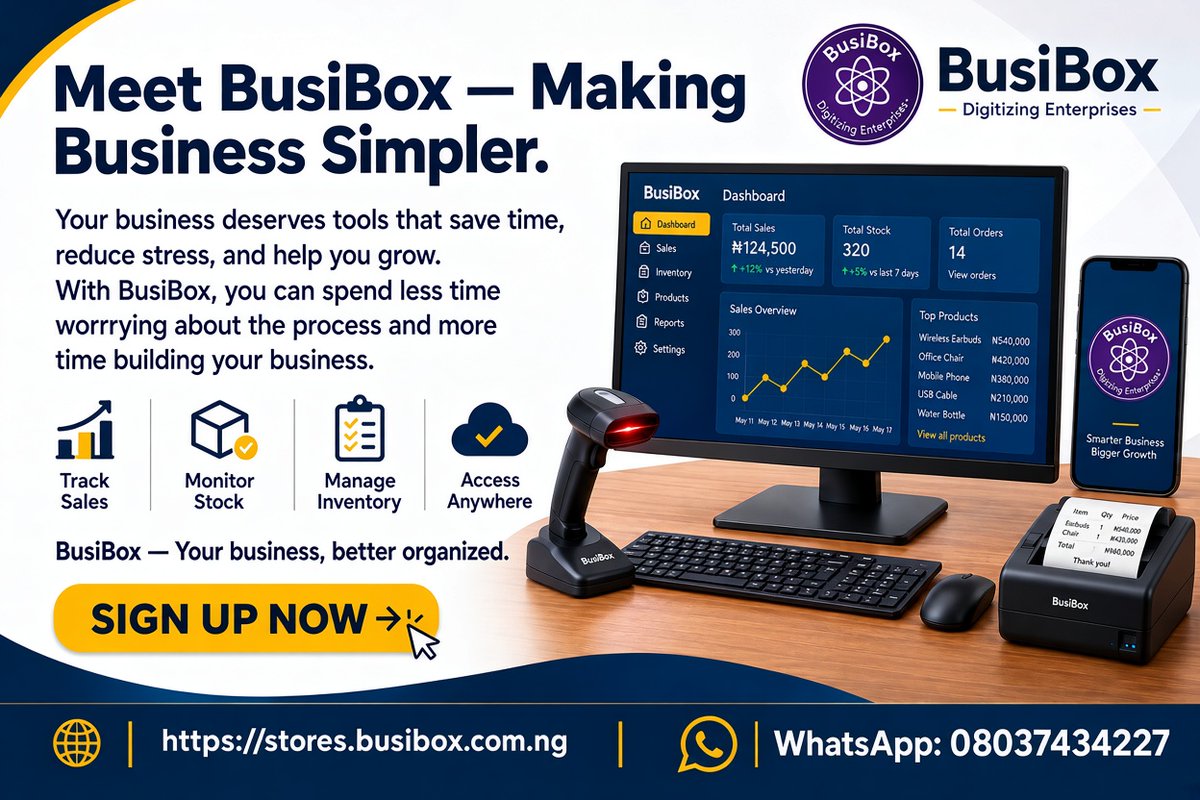 lordjohnvito's tweet photo. Ready to take your business to the next level? Get BusiBox today! https://t.co/s1XyDRnp9N