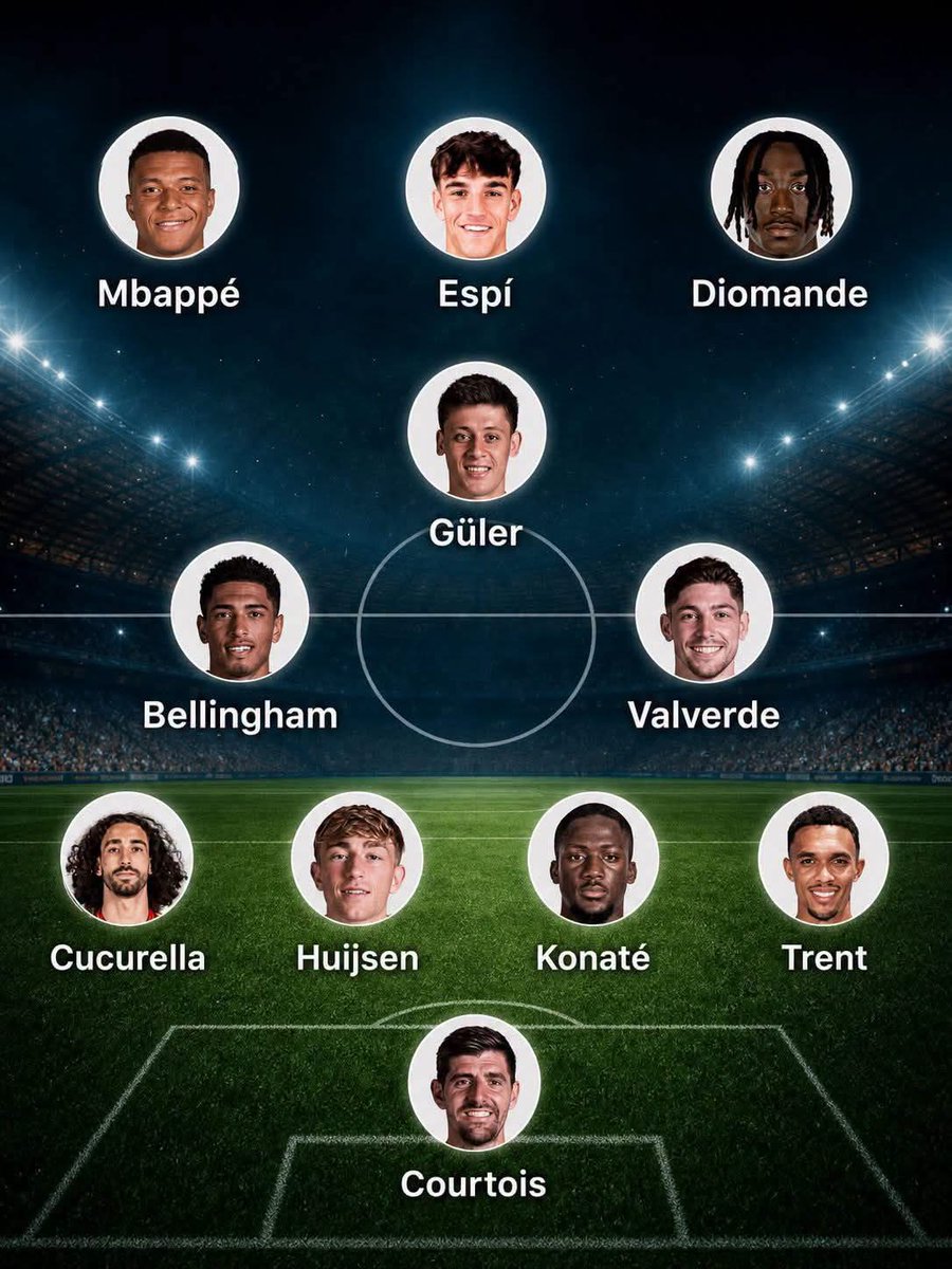 alkalineRMFC_'s tweet photo. My preferred lineup against Atletico Madrid on Sunday. 

Any changes? https://t.co/j03ezm5mrO
