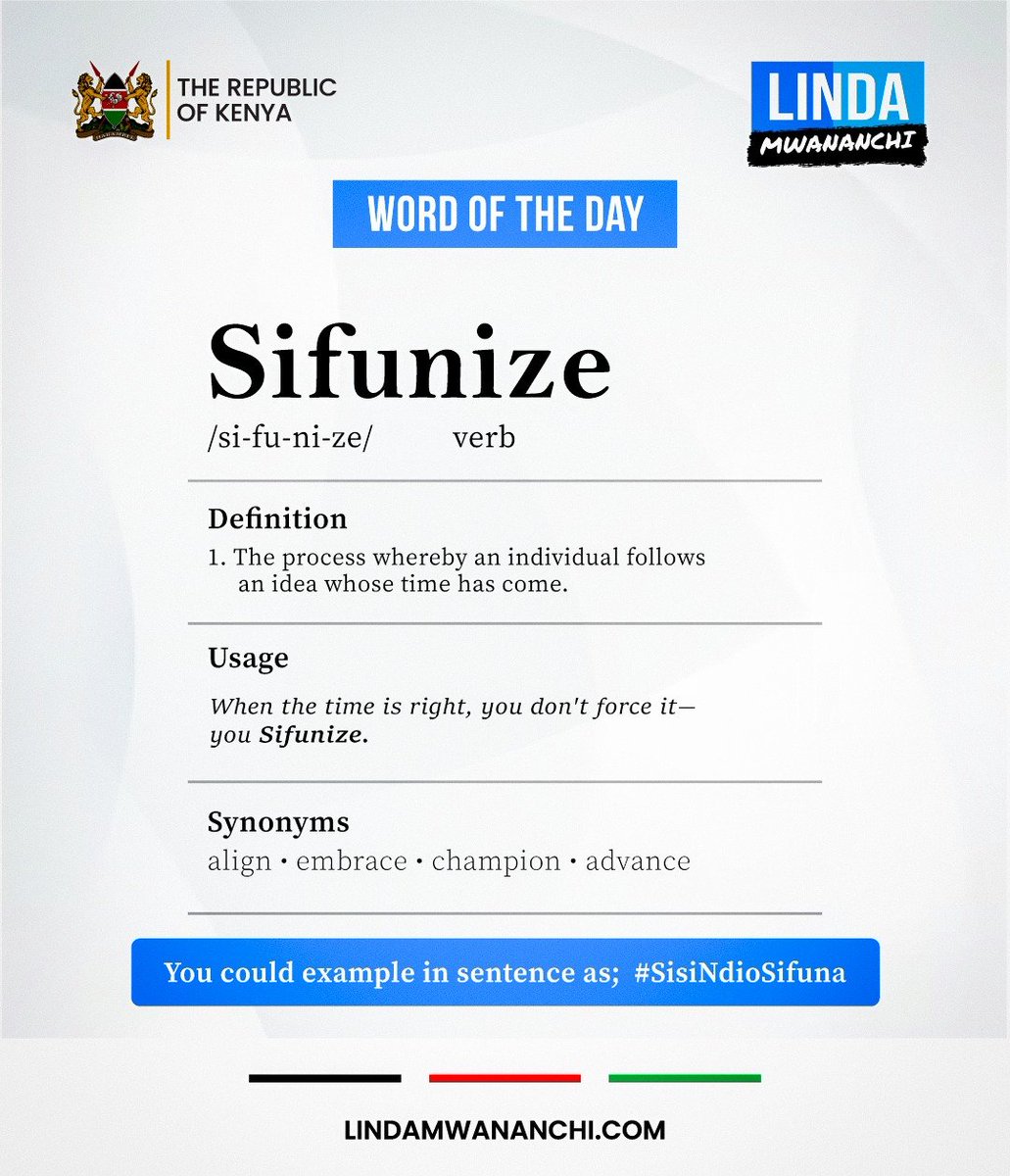 abbiezuena's tweet photo. Huwezi kuwa Sifuna na hauko kadi.
Hiyo nayo ni mchezo wa tauni.
#NikoKadiNaSifuna https://t.co/qH9OH8lAf6