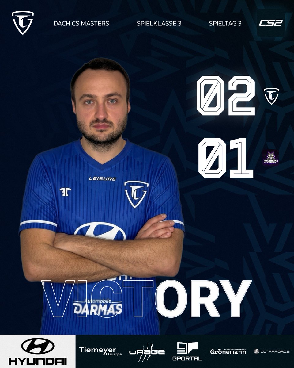 Team_LEISURE's tweet photo. Matchpost vergessen, aber die Jungs haben auf dem Server abgeliefert!💥

Die LEISURE Rebels holen am 3. Spieltag der @dachcs ihren nächsten Win gegen #Rapidement. Nach einer knappen Niederlage auf Map 1 drehen sie das Ding komplett und tüten per Reverse Sweep den 2:1-Sieg ein!

Starke Moral, Klasse bewiesen. GG an den Gegner! #TeamLEISURE #CS2 #DACHCS #DACHCSMasters #Victory