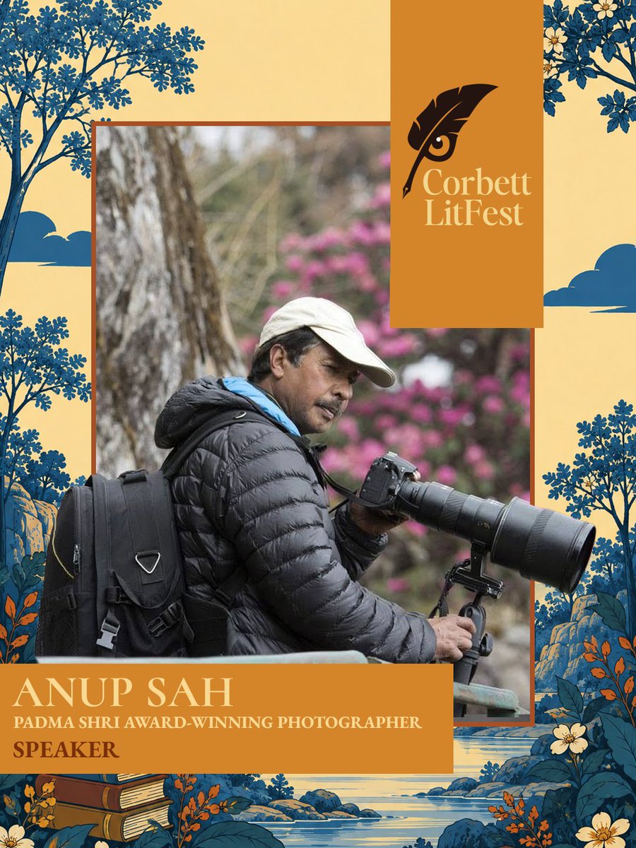CorbettLitFest's tweet photo. Against the wild and beautiful backdrop of the Corbett landscape, we are delighted to welcome you to the Corbett Literature festival, taking place between 6 - 9 October 2026.

We are excited to introduce some of our authors &amp; artists to you! https://t.co/9aCUHMjvPl