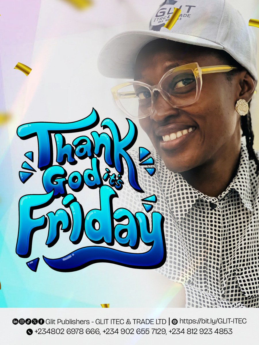 GlitItec68441's tweet photo. Happy Friday, from all of us at GLIT PUBLISHERS – GLIT ITEC &amp; TRADE LTD. 💫 https://t.co/kktVXBUcZx