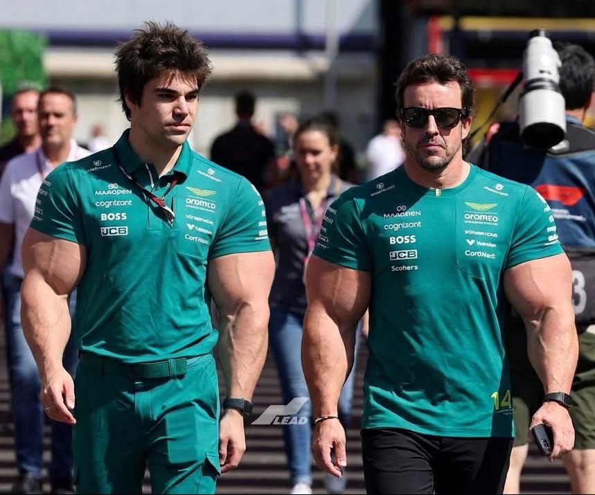 startonpole's tweet photo. Alonso and Stroll after surviving Honda’s vibrations in 2026 https://t.co/gL5PKaV4lx
