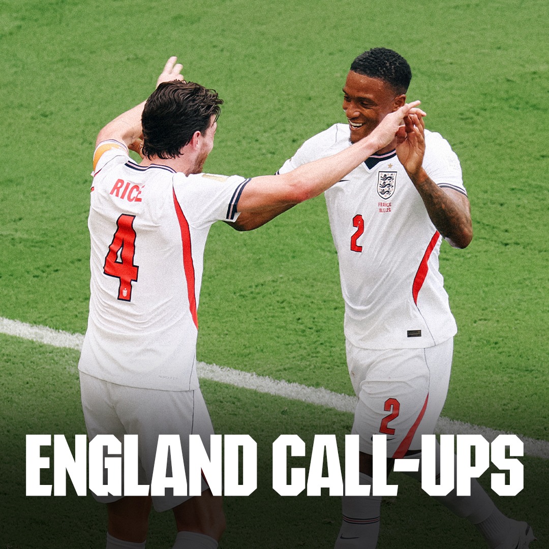 Arsenal's tweet photo. Ready to represent 🏴󠁧󠁢󠁥󠁮󠁧󠁿

Find out which five Gunners have received England call-ups 👇