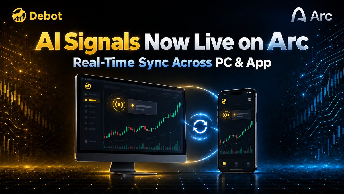 Debot_Official's tweet photo. 🚀 ARC Chain AI Signals is LIVE!

Real-time sync across PC &amp; APP 

AI-powered copy trading for confident decision-making！ 

👉 https://t.co/S4zlq21H8U https://t.co/KlMNFjvPhO