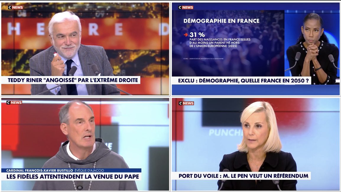DestinationTele's tweet photo. 💥BIM !
CNEWS s’impose encore hier jeudi et conforte son avance de 1ère chaîne info de France en septembre 
CNEWS : 3,7%
BFMTV : 3,5%
LCI : 3,1%
FRANCE INFO : 1,1%

Pour contrer, BFMTV avait pourtant offert hier… 1h d’antenne à Jordan Bardella puis… 3h à Éric Zemmour😄 https://t.co/1qr8HpIGtp