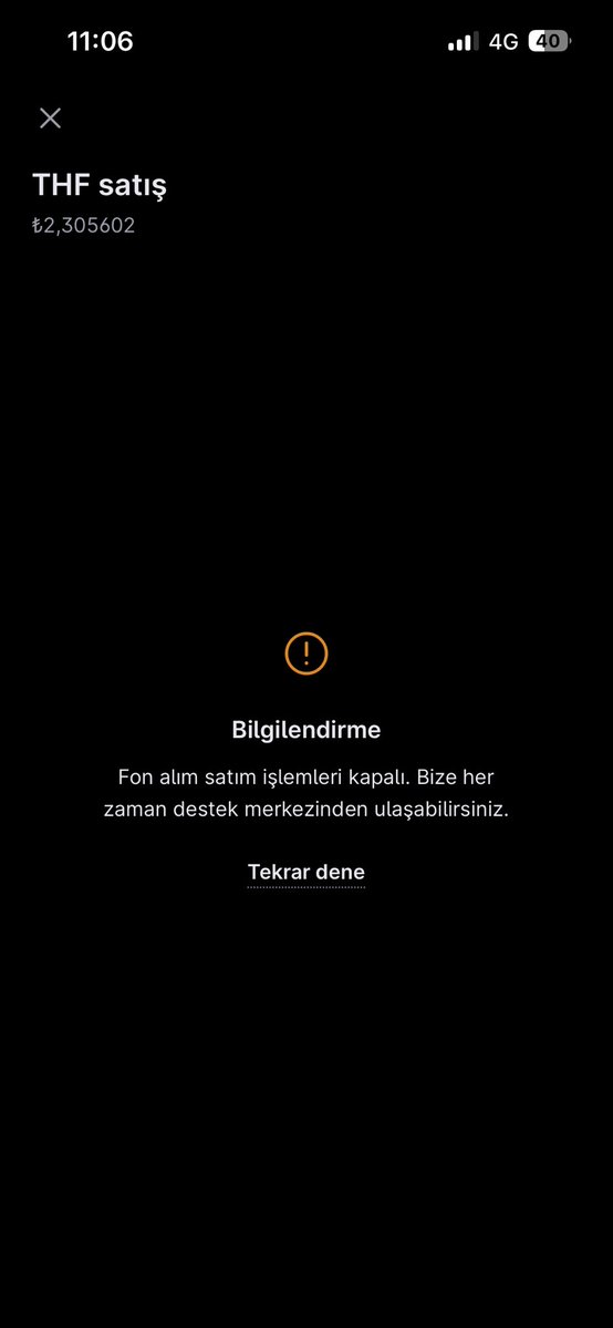 testnetnodes's tweet photo. 17 Eylül’de gerçekte ne oldu ? Bunun açıklanmasını istiyorum.

@GarantiBBVA üzerinden:

DOH → 10:57 satış emri → İPTAL
THF → 10:59 satış emri → İPTAL
TLY → 11:26 satış emri → İPTAL
TLY → 11:46 satış emri → İPTAL

Emirler sisteme ALINDI. Hatta ekranda hesaba geçiş tarihi 21/09/2026 olarak gösterildi. Daha sonra emirler iptal edildi.

Aynı gün 11:06’da Midas üzerinden THF satmaya çalıştığımda ise emir vermeme dahi izin verilmedi:
“Fon alım satım işlemleri kapalı.”

Buna karşılık 17 Eylül tarihli KAP duyurusunda yeni uygulamanın 13:30’dan itibaren iletilecek satış talimatları için geçerli olacağı belirtiliyor.

O halde çok açık soruyorum:

13:30’dan ÖNCE verdiğim ve banka tarafından kabul edilen satış emirlerim neden iptal edildi?

Fonlar fiilen saat kaçta satışa kapatıldı?
Bu karar aracı kurumlara saat kaçta iletildi?
Garanti emirleri neden önce kabul edip sonra iptal etti?
Midas neden aynı saatlerde emir girişini tamamen kapatmıştı?

Üstelik yatırımcıların satış yapması engellenirken fonların portföylerindeki hisseler işlem görmeye ve değer kaybetmeye devam ediyor.

Satmamız engellendikten sonra oluşan ilave zararın sorumluluğu kimde?

Ekran görüntüleri ve emir saatleri ortada. Bunun artık saat saat açıklanması gerekiyor.

@spkgovtr @GarantiBBVA @Midas #TLY #THF #DOH #TMV @memetsimsek