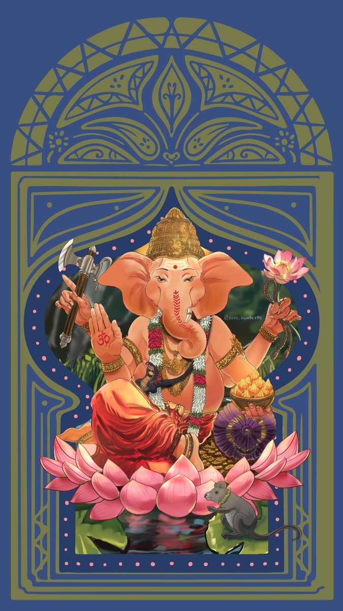 Rosettawitch's tweet photo. गणपति बप्पा मोरया . 🪔
Wallpaper for use — 🪷
*. retweet & fav this post

เนื่องจากเจ้าน้องซีโร่ (@zero_number02) ได้วาดองค์พระพิฆเนศปางประทานพรองค์นี้ขึ้นมา เรียกว่าวาดอยู่หลายเดือนท่ามกลางช่วงเปลี่ยนผ่านของชีวิต พองานมาเสร็จในช่วงคเณศจตุรถีแบบนี้ น้องเลยฝากให้เรานำภาพมาทำเป็นวอลเปเปอร์ให้กับผู้ศรัทธาองค์ปัปป้า หวังว่าจะชอบกันนะคะ และสำหรับใครที่ชอบงานน้องสามารถกดติดตามแอคเคาท์หรือจ้างงานได้ตามแอคที่เราแท็กเลย 📿🕯️— ขอให้พลังงานแห่งการเริ่มต้น พลังงานแห่งโอกาสที่เหมาะสม พลังแห่งการเอาชนะอุปสรรค และพลังงานแห่งความสำเร็จขององค์พระพิฆเนศผู้ซึ่งเป็นใหญ่เหนืออุปสรรคทั้งปวงประทานพรให้ผู้ศรัทธาทุกท่าน โอม กัง คณปัตเย นะมะฮา . 🌺
