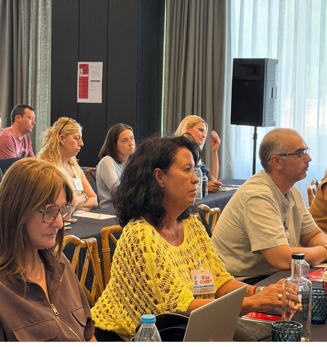 serveisccoopv's tweet photo. Delegados y delegadas de @serviciosccoo  participamos en la XXX #EscolaEstiu de @ccoopv para debatir y dar respuesta a nuevas realidades del trabajo https://t.co/Btjv6Urqcd