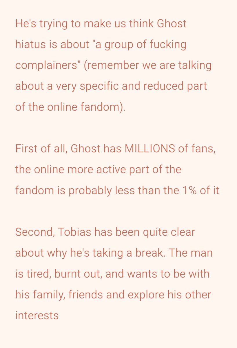 CnClaviCnTerzo's tweet photo. About that last JT post ‼️

Needless to say, this whole thing shouldn't even be about the Ghost hiatus rn!! https://t.co/fIfpPGeJmj