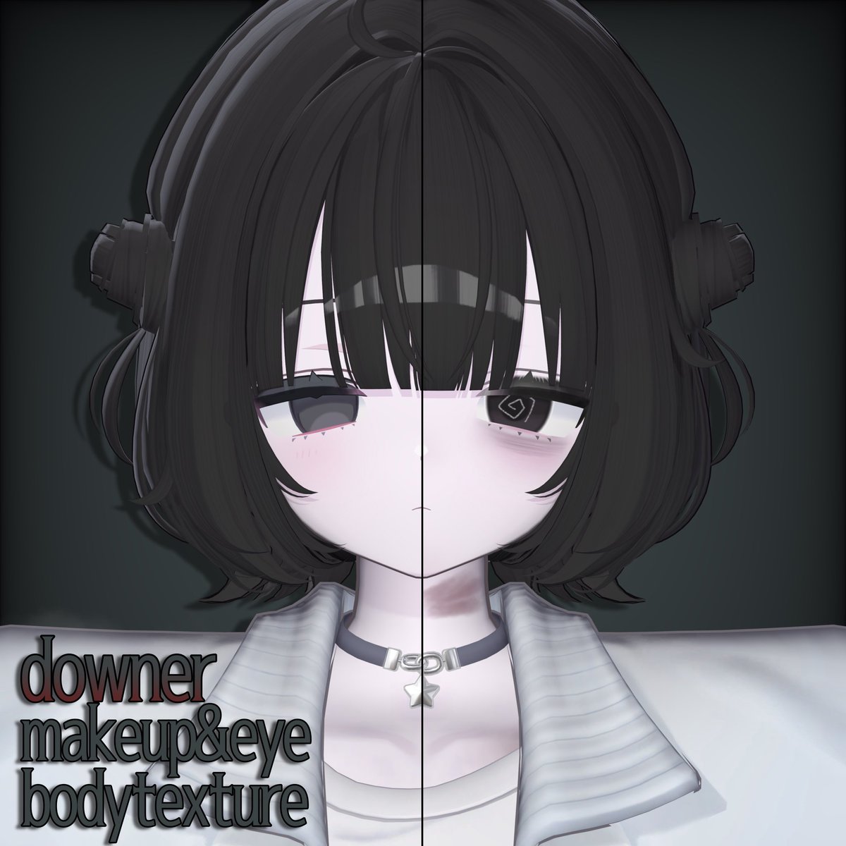 vl2hr's tweet photo. 🎁期間限定無料‼️
downer makeup&amp;eye&amp;body痣 texture
【うらら】を販売開始しました!!

🔗 https://t.co/pwxhZhyos0

3日間限定でeyetexture無料配布中‼️
 #VRChat️ #booth_pm #Urara_3d  #がびーん https://t.co/wr1x13SzlV
