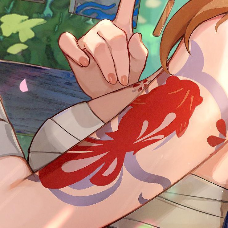 YoimiyaDaily's tweet photo. Yoimiya’s love for goldfish appreciation tweet https://t.co/Pzi8SqC8OM