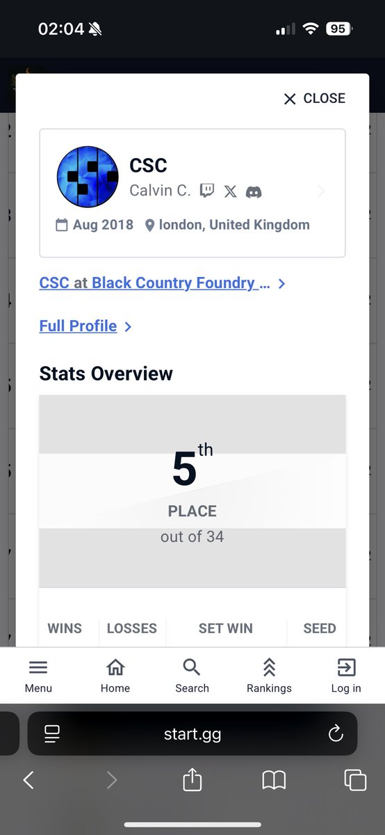 Calvin_CSC's tweet photo. Nice lil trip up to Walsall to see the midlands mandem. Shoutout to @BCFoundryFGC for hosting. Got pieced up by @AyoRichie_98 and @PhantomWeb33759 which i cant be annoyed about. Ggs to everyone. SUPPORT YOUR LOCALS https://t.co/VMbCfWuyXS