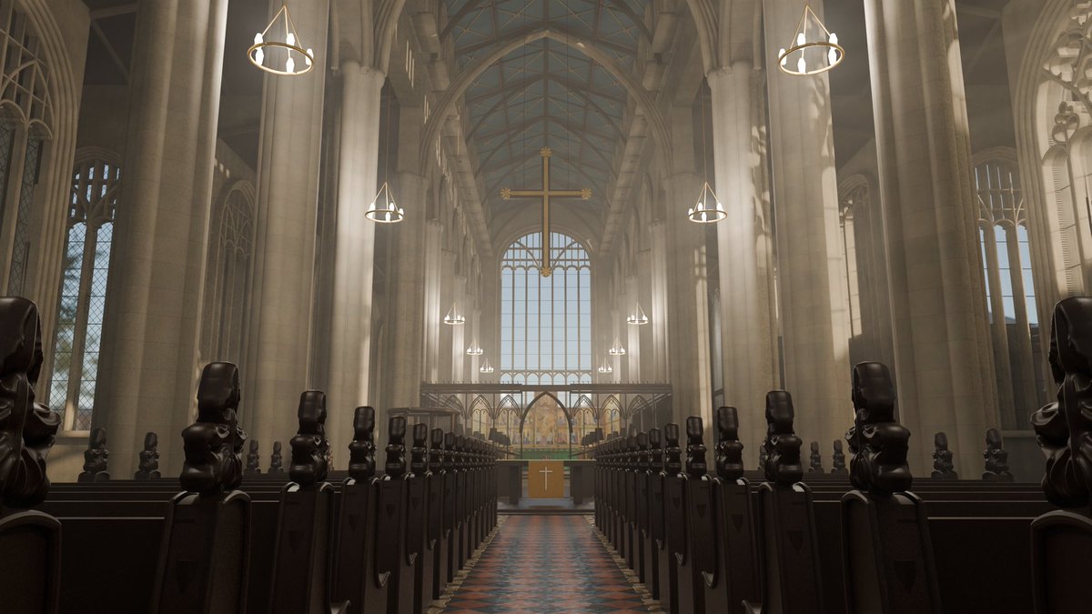 AllisterSpence's tweet photo. Used GPT Astra 6 with Extra Thinking mode to autonomously recreate St Mary Magdalene Church in Newark-on-Trent and its surroundings in blender, including the full exterior and interior. I genuinely can’t believe it built all this. Unreal. 

@OpenAI @ChatGPT @OpenAIDevs @thsottiaux @FoundationOAI @sama @athyuttamre @gdb