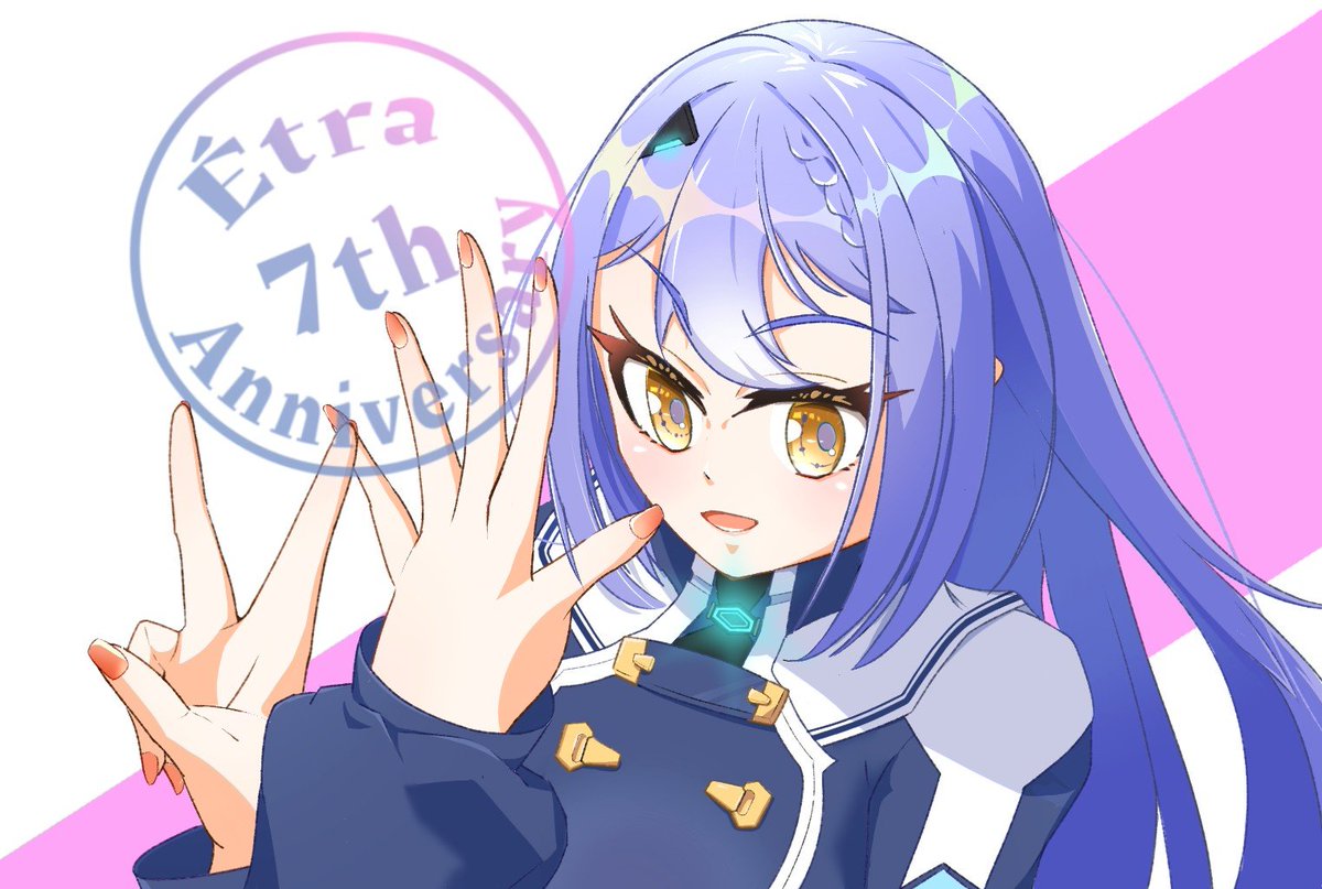 sanbonwa's tweet photo. エトラさん７周年おめでとうございます！(特大遅刻すいません💦)
#etra_art https://t.co/bbYM8oDrRj