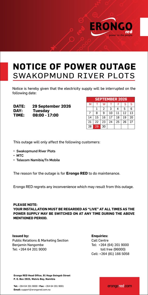 Erongo_RED tweet picture