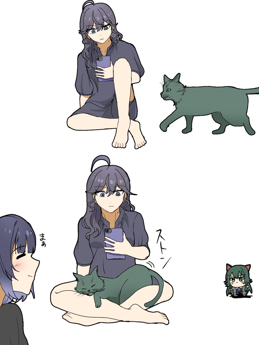 gohoko1214's tweet photo. てまねこ https://t.co/CrT7bIn1Ip